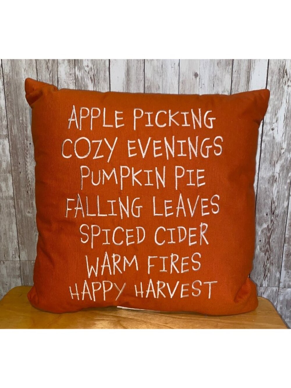 Spritz Target Fall Throw Pillow Orange Apple Picking Cozy Evenings Pumpkin